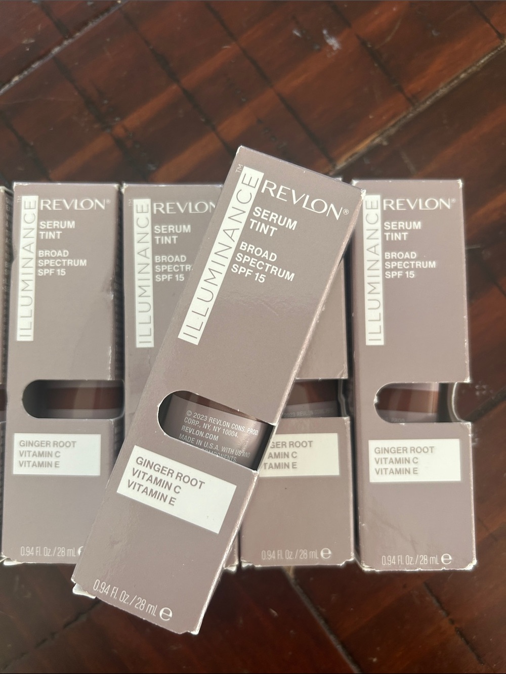 Lot of 6 Revlon tint serum (605 Rich Mahogany)
